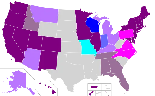 LGBTQ Employment Discrimination Map, sexual orientation discrimination laws